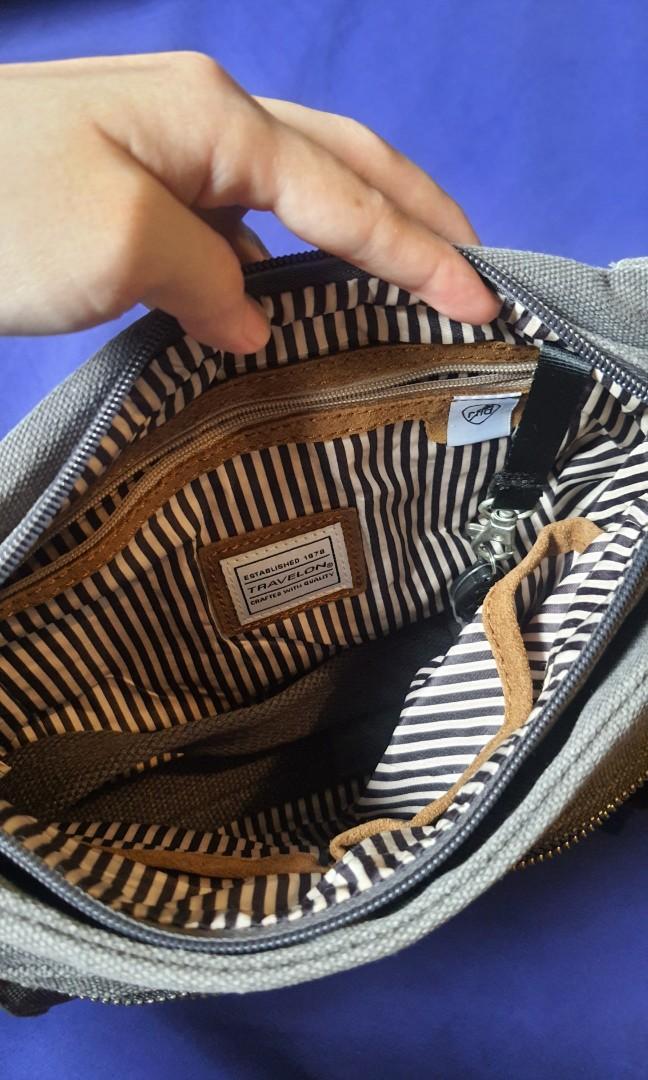 Travelon AntiTheft Heritage Hobo Bag, Women's Fashion, Bags & Wallets