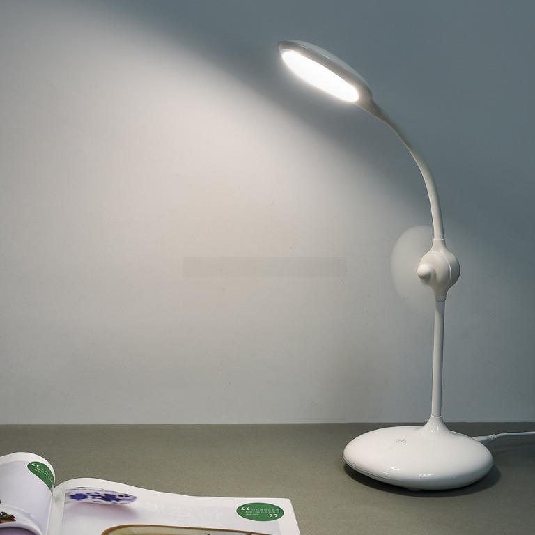 Usb充電led檯燈連風扇usb Rechargeable, Led Table Lamp Fan