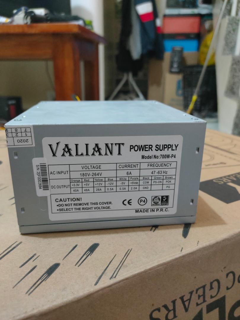 Valiant Power Supply 700 Watts, Computers & Tech, Parts & Accessories