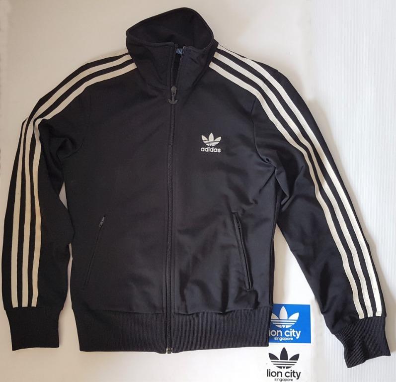 Versatile Adidas Designer Jacket Biker Sports Jacket Black Track Jacket 3 white stripes Exquisite Adidas Sportswear Art Deco Retro Apparels