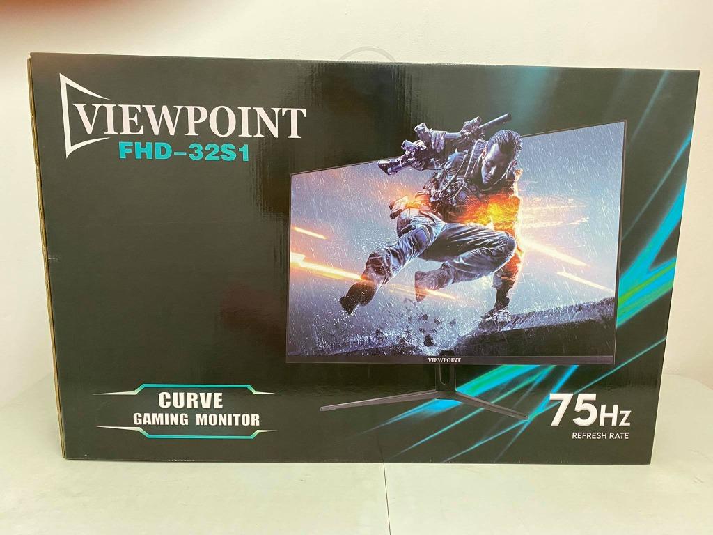 Viewpoint 32inch 75hz Curve Gaming Monitor, Computers & Tech, Parts ...