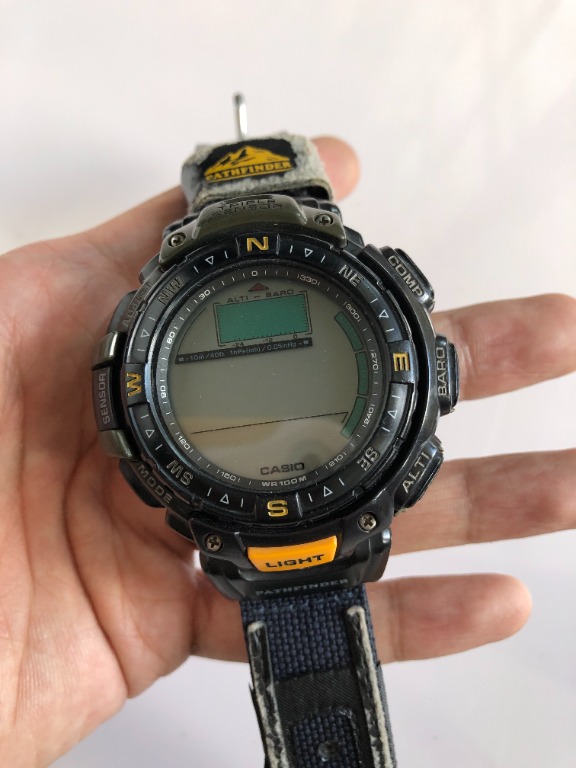 Casio pathfinder sale replacement band