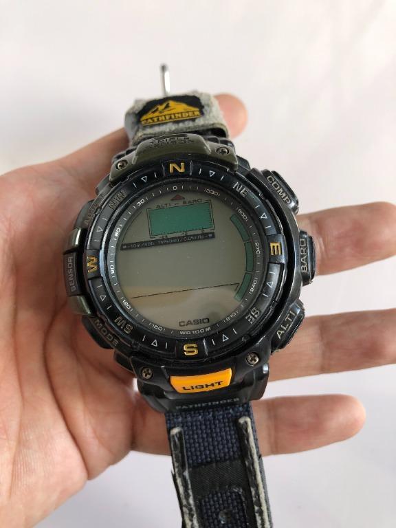 Casio pathfinder replacement band new arrivals