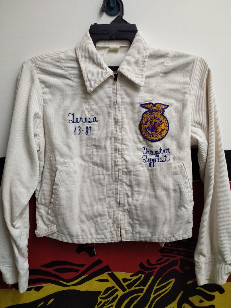 White ffa jacket store