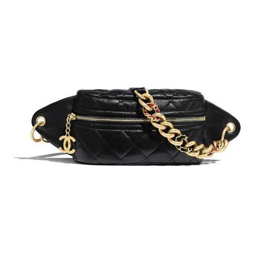 Chanel Chain Leather Link Waist Bag