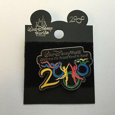 Vintage Disney World Pin 4 Piece Enamel Pin Box Set Celebrate The Future Hand In Hand
