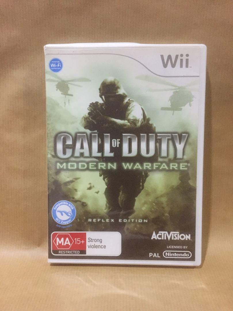 Wii Call Of Duty Modern Warfare Video Gaming Video Games On Carousell
