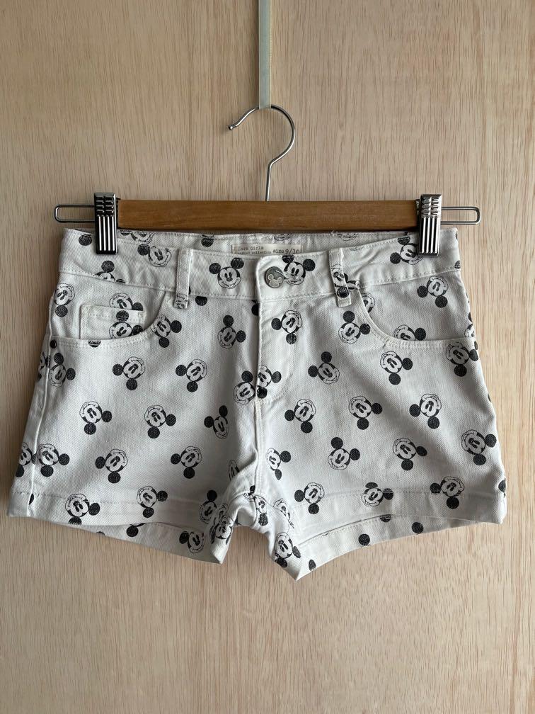 Zara mickey shorts cheap