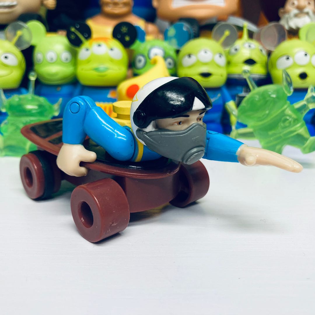 2003年中古絕版稀有阿薛滑板男 Toy Story 反斗奇兵 玩具總動員 Pixar Disney 迪士尼 Roller Bob