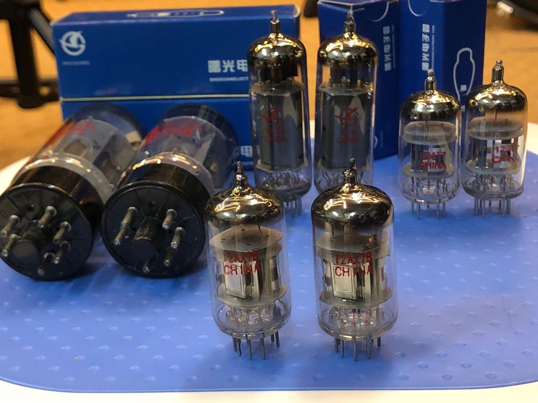 $50/each 全新中國牌子電子管new Tubes 6L6 EL84 12AX7B 12AT7 結他amp