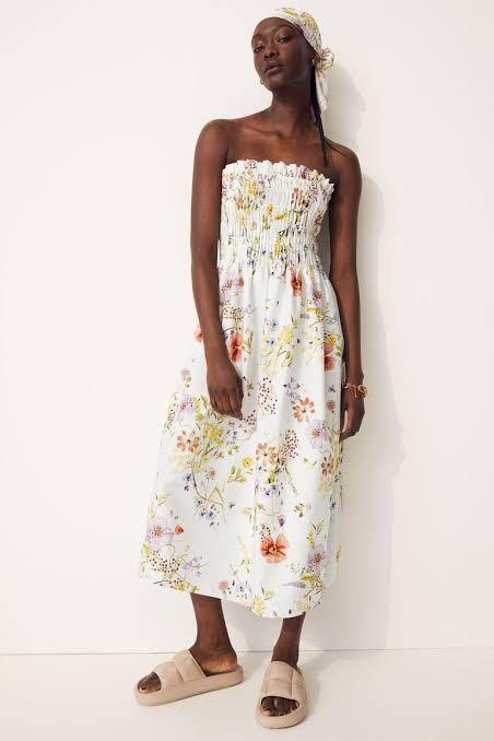 H&m clearance printed dress