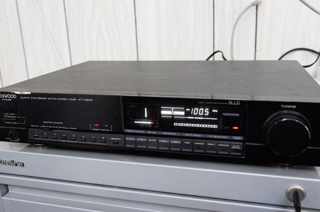 收音頭Kenwood AM FM Turner KT-1100D, 音響器材, 其他音響配件及設備 