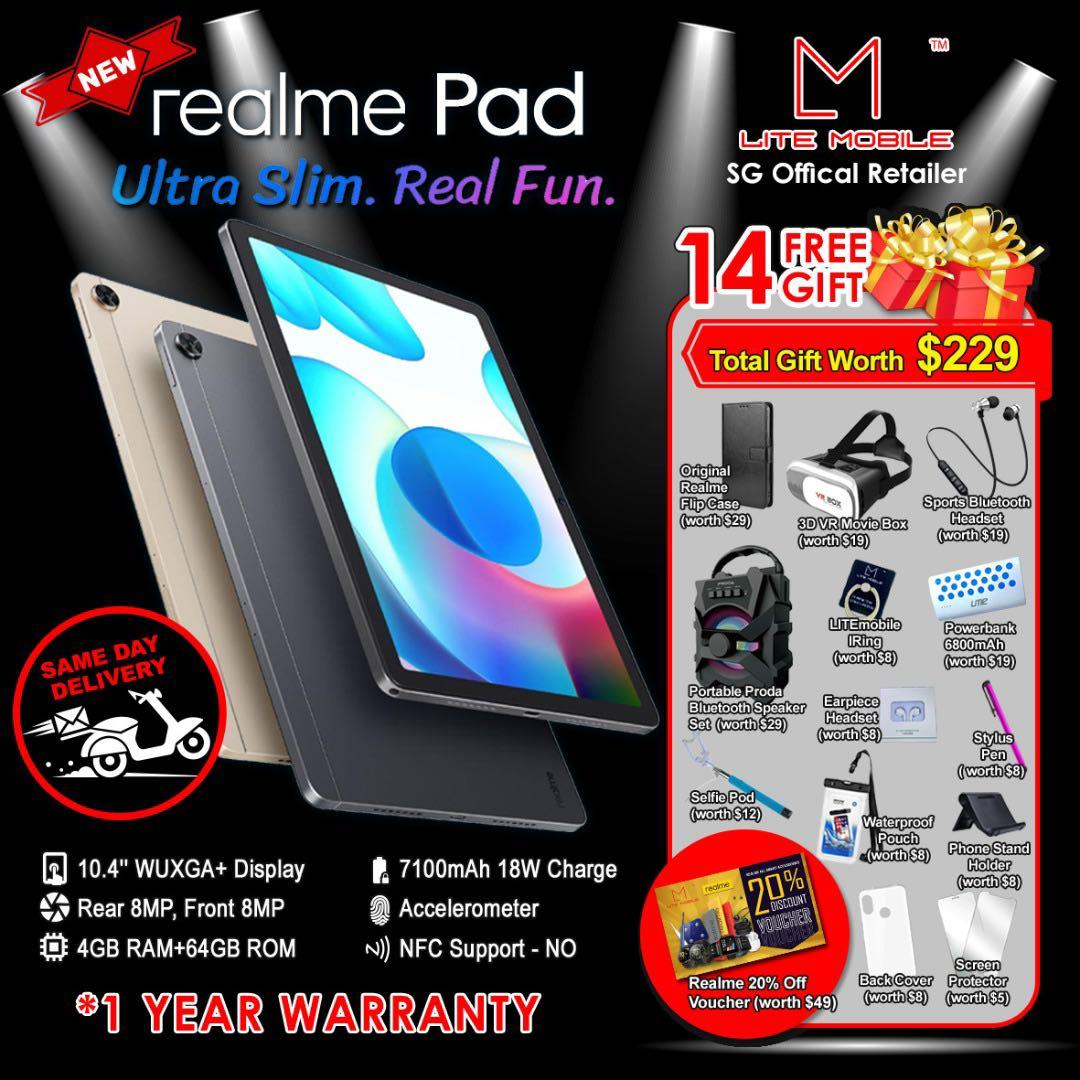 🟡 Realme Pad Tablet 🌟 Bundle Deal, Mobile Phones & Gadgets, Mobile Phones,  Android Phones, Realme on Carousell