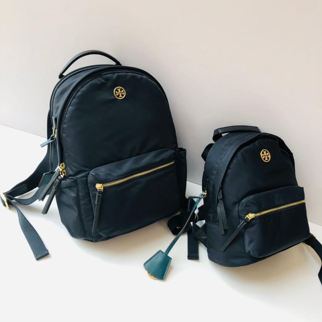 🇱🇷黑色深藍現貨Tory burch Piper nylon zip backpack bag 尼龍背包背