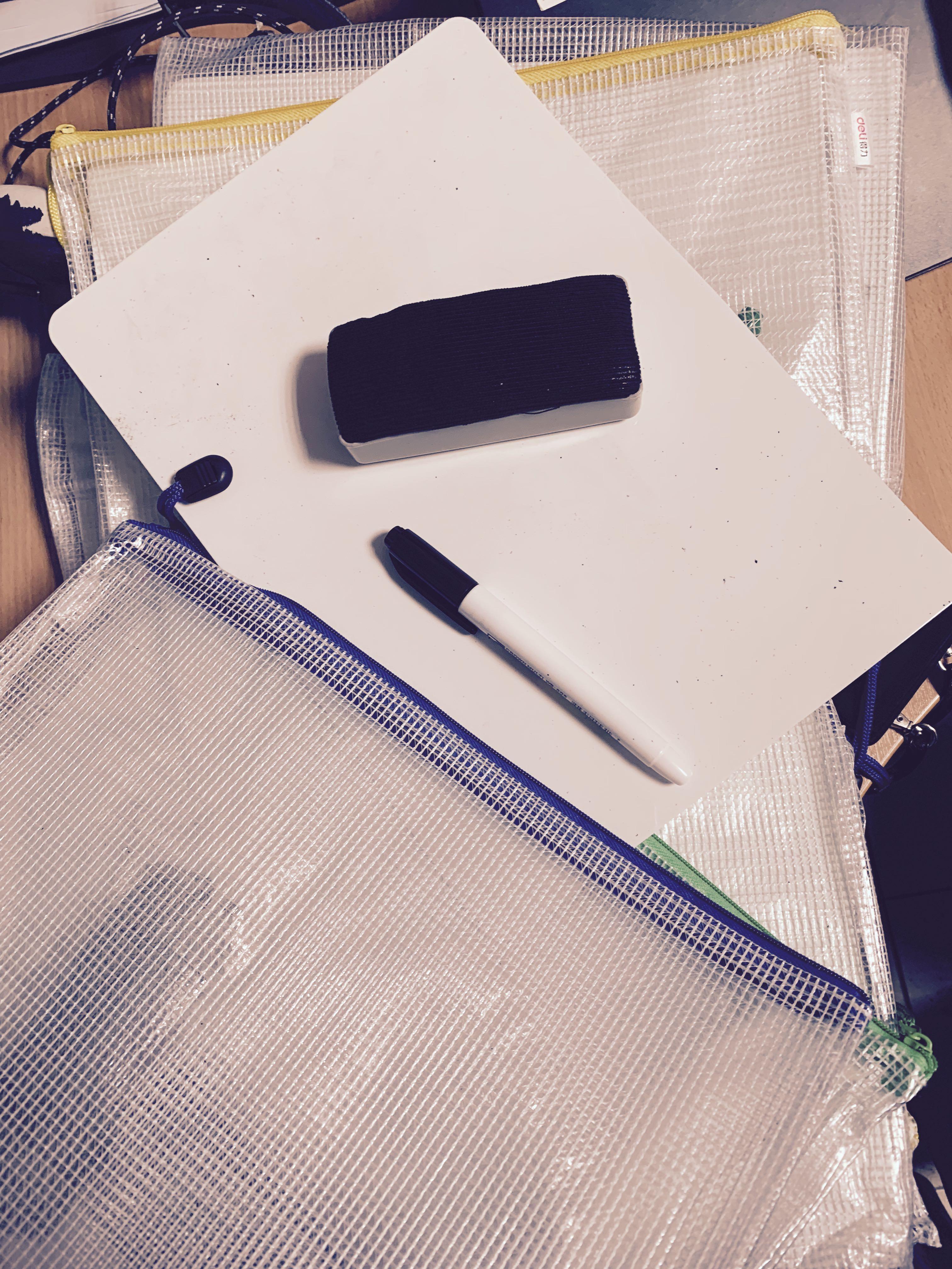 A4 Mini Whiteboard Set, Hobbies & Toys, Stationery & Craft, Stationery & School Supplies on