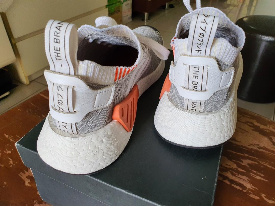 Adidas nmd sale r2 grey orange