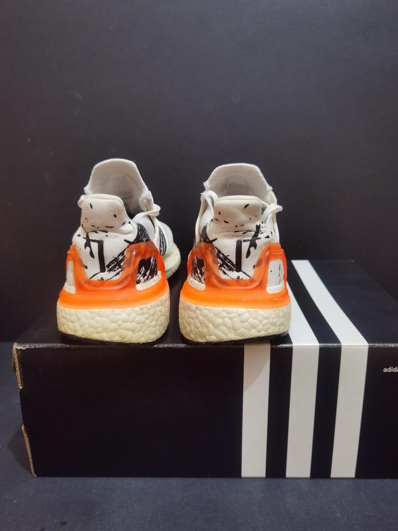 Ultraboost 20 white orange discount