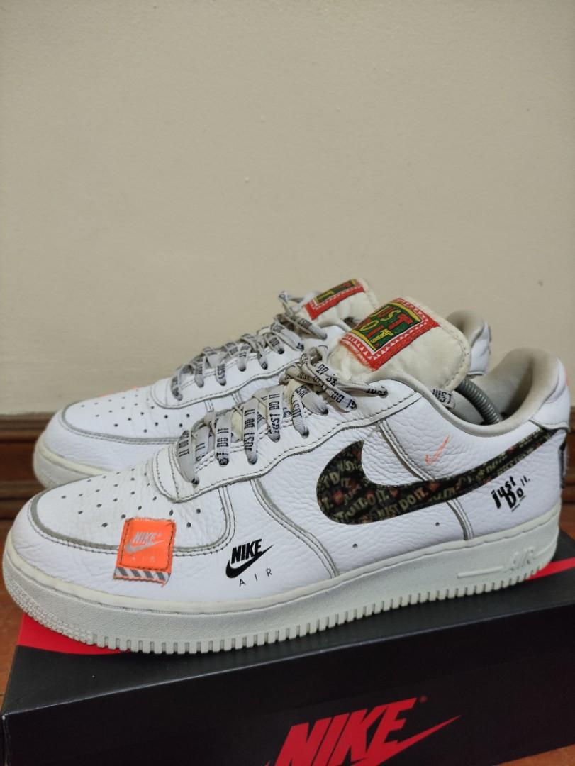 Air Force 1 Just do It (Category: Sneakers) located in Cebu City. Submitted by RONHEATS (Listing ID 1124897666, Image 2). Description: size 10.5 no box legit very good condition minimal heel drag Cebu area can ship nationwide.