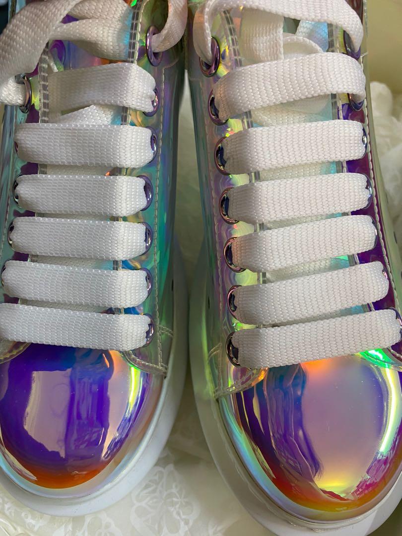 Alexander mcqueen iridescent clearance sneakers