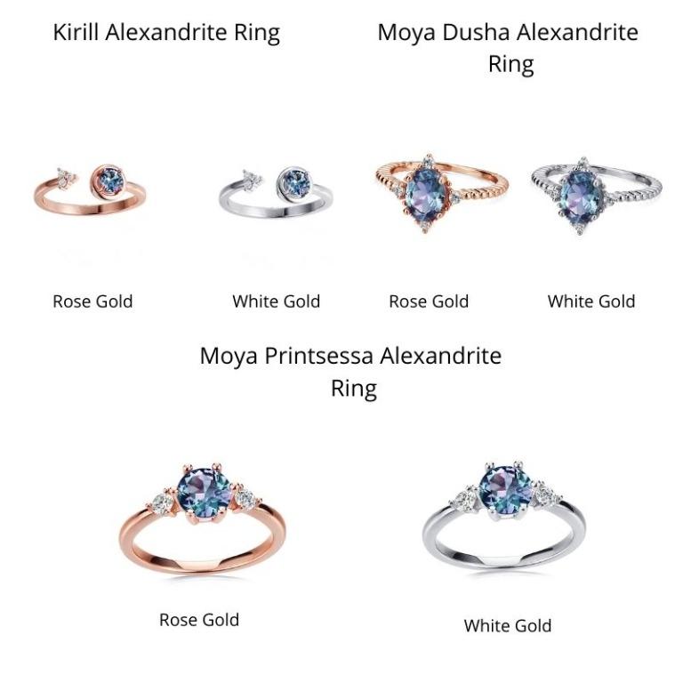 White alexandrite discount
