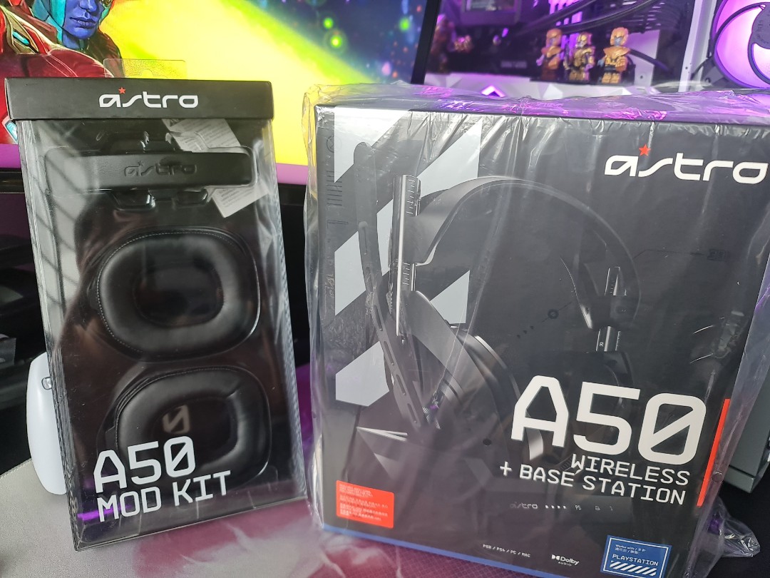 Astro A50 gen 4 wireless+ base station with Mod Kit, Audio