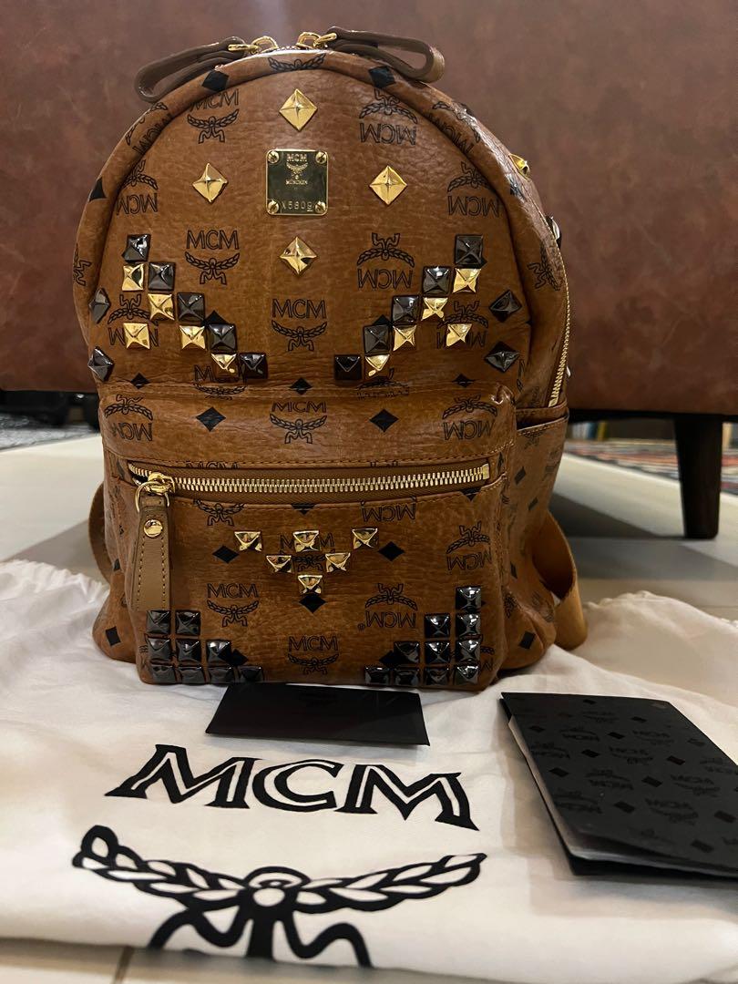 Mcm small shop backpack sale