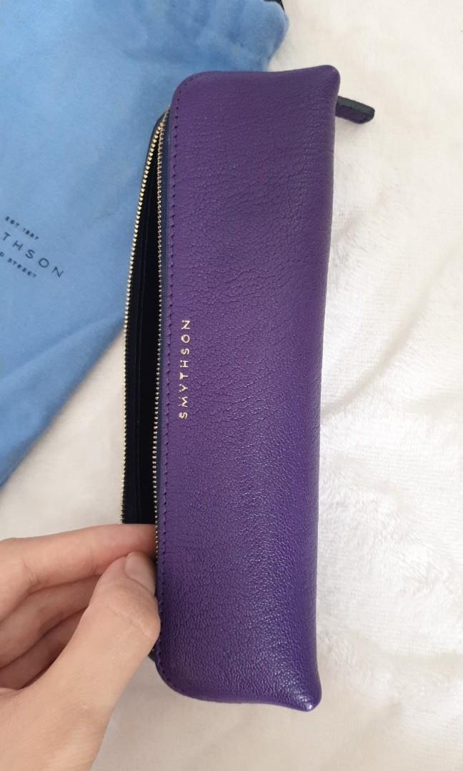 Authentic Smythson Violet purple multipurpose pouch case bought approx 20k (Category: Luxury Bags & Wallets) located in San Juan City. Submitted by akioza (Listing ID 1124807293, Image 2). Description: bought approx 20k No issues, new and never used Simply need baby funds Authentic Smythson 1887 Bond St. London UK heritage luxury leather shop Serious buyers feel free to Click Make Offer Made to last long, decades, high quality luxury leather... Y