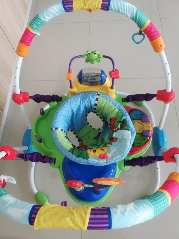 Baby Einstein jumperoo bouncer jumper (free Mattel Zebra walker