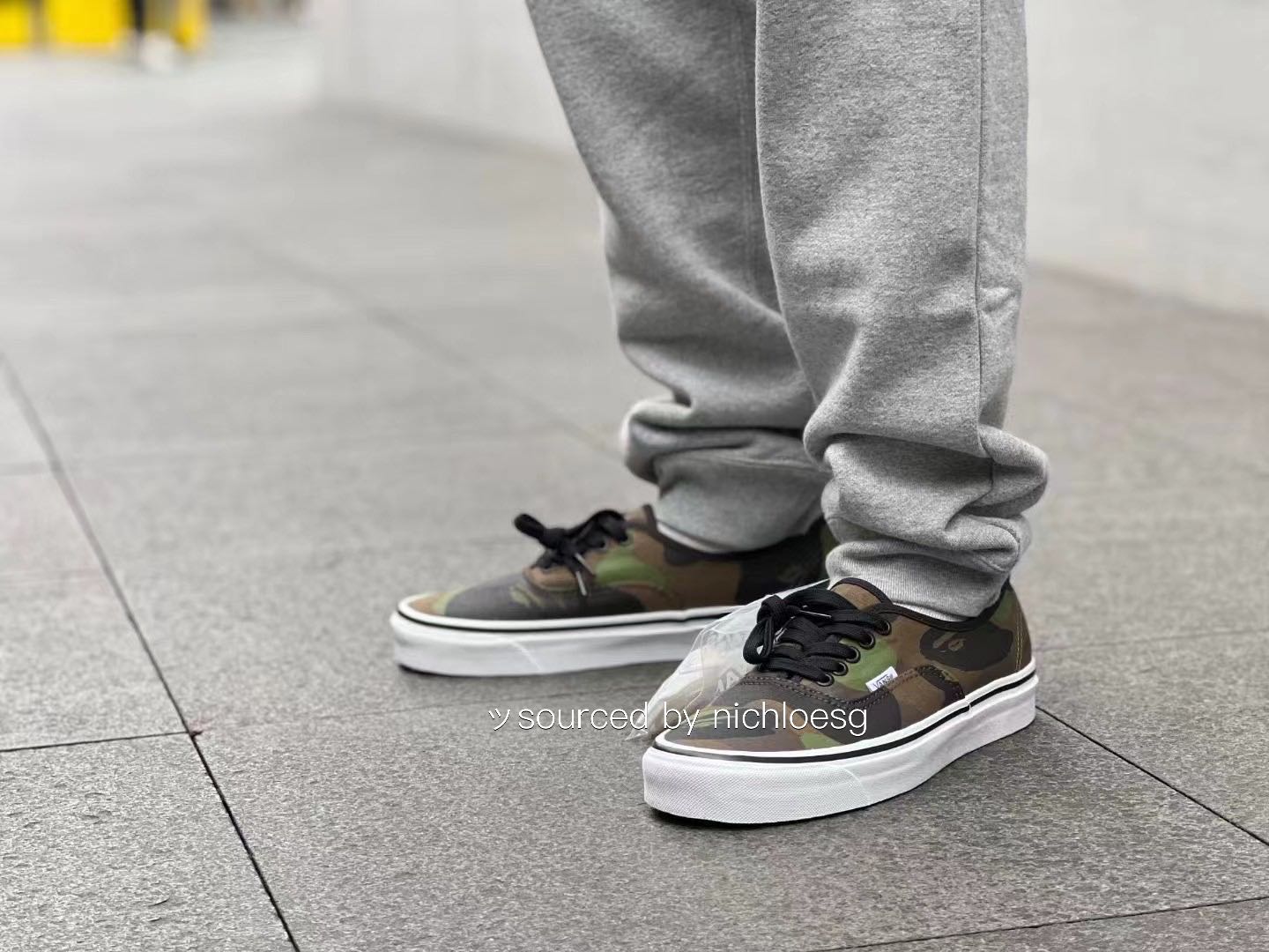 bape vans camo