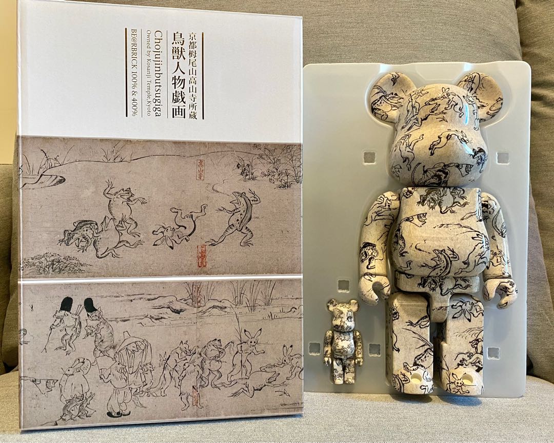 bearbrick be@rbrick 100% + 400% 鳥獸人物戲畫高山寺, 興趣及遊戲 bearbrick be@rbrick 100% + 400% 鳥獸人物戲畫高山寺, 興趣及遊戲