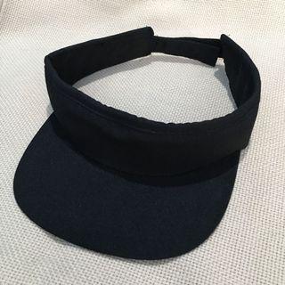 Black Sun Visor Hat