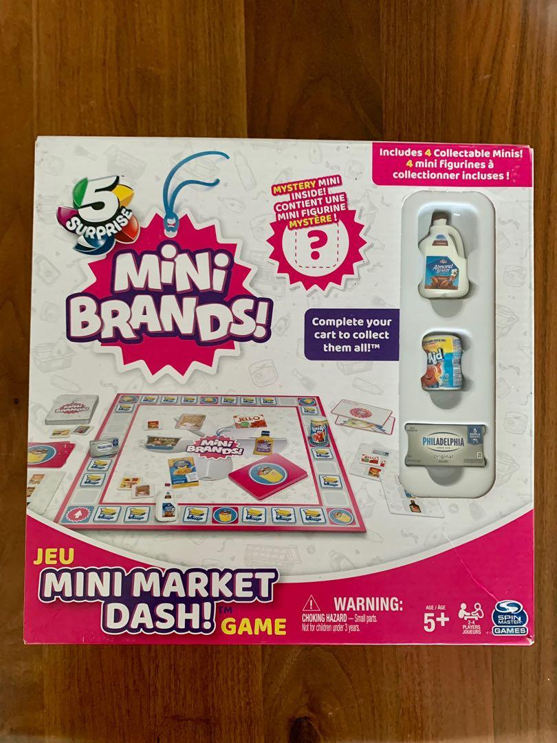 1 set only! BNIB New Mini Brands Mini Market Dash Food Game, for Families  and Kids Tags: Zuru 5 Surprise Mini Brand Spin Master Board Game, Hobbies &  Toys, Toys & Games