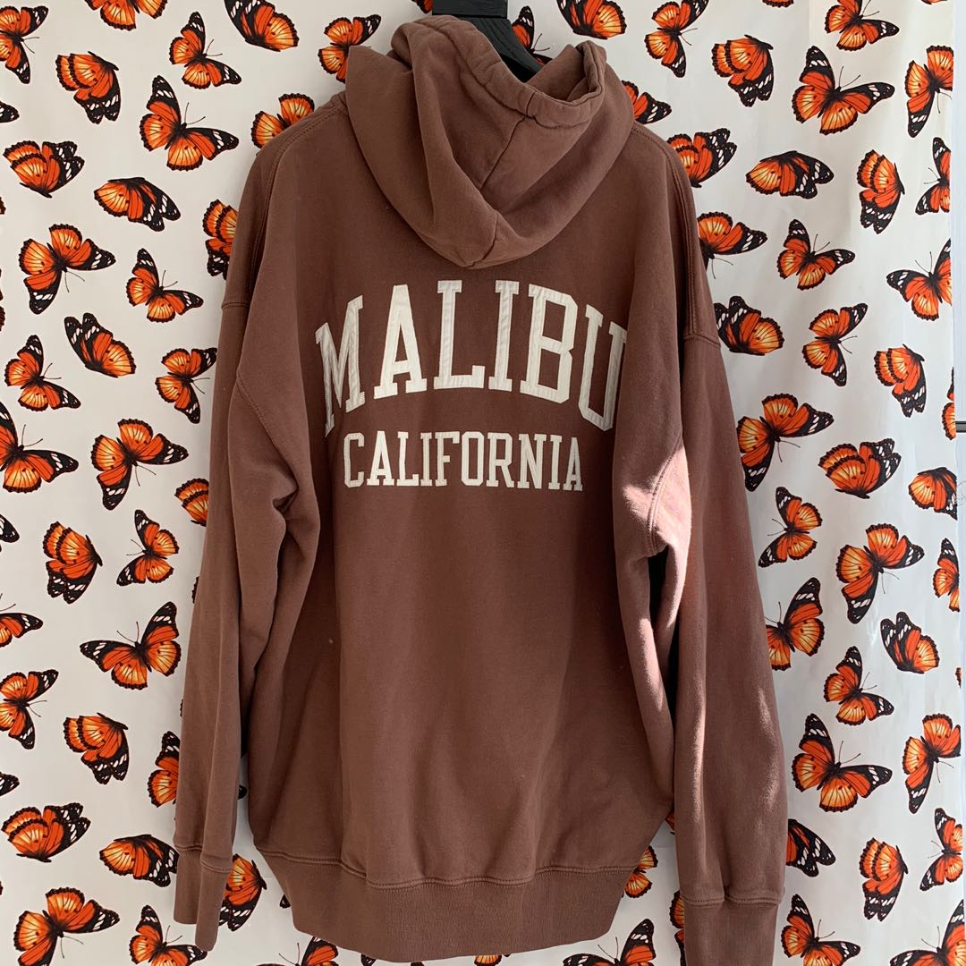 malibu brandy melville moletom com capuz