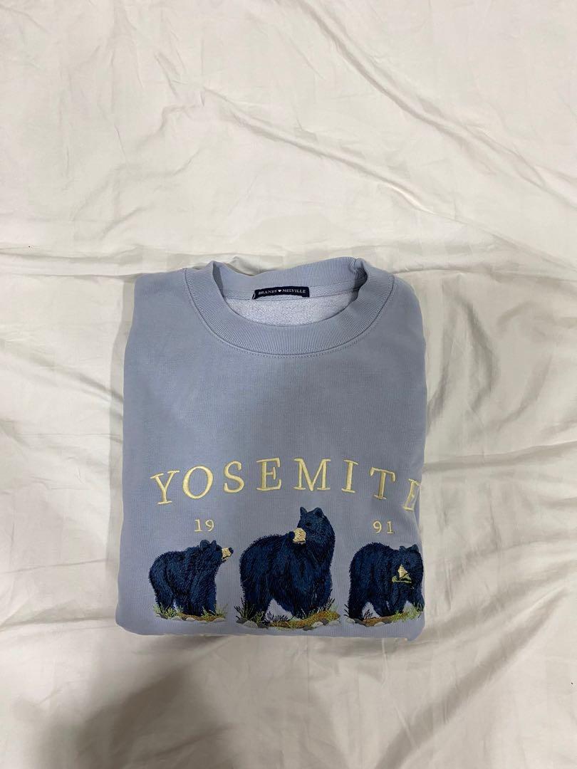 brandy melville yosemite erica sweatshirt Women s Fashion Coats Jackets and Outerwear on Carousell