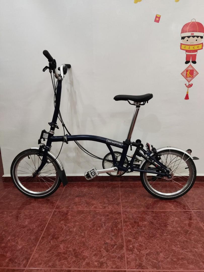 Brompton M6L Tempest Blue Model Year 2019. Sports Equipment