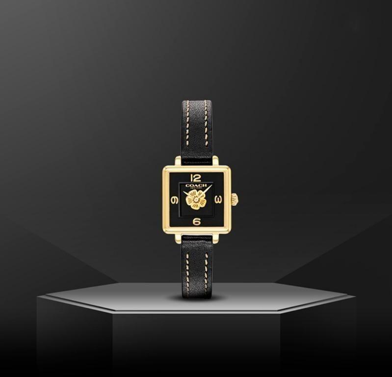 Coach watch square discount face