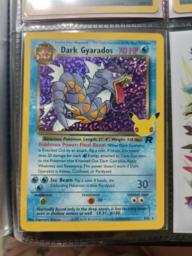 Dark Gyarados 8/82 Pokemon TCG Celebrations Classic Collection