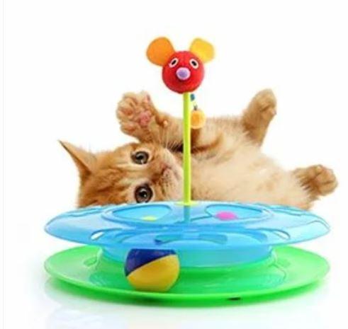 Dougez Cheese Chase Interactive Cat Toy