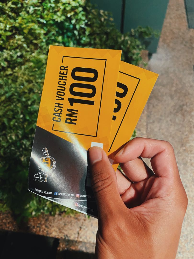 Dr Martens Voucher, Tickets & Vouchers, Gift Cards & Vouchers on Carousell