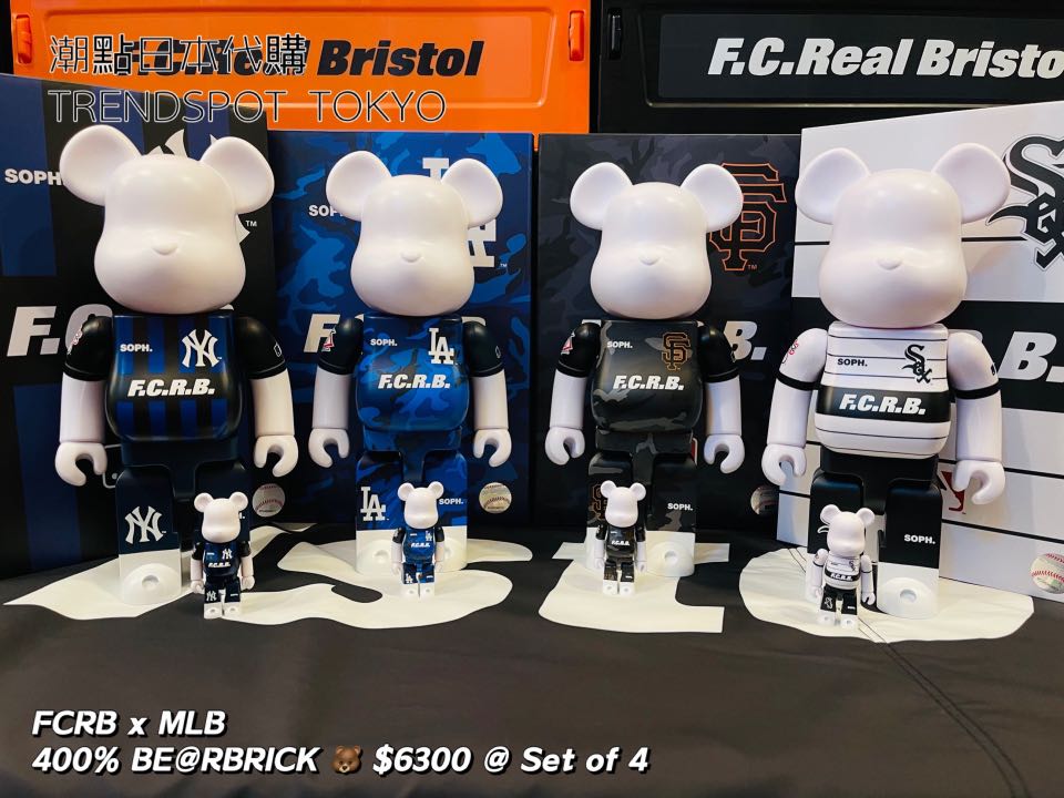 F.C.R.B. × BE@RBRICK 100% u0026 400% ヤンキース - その他