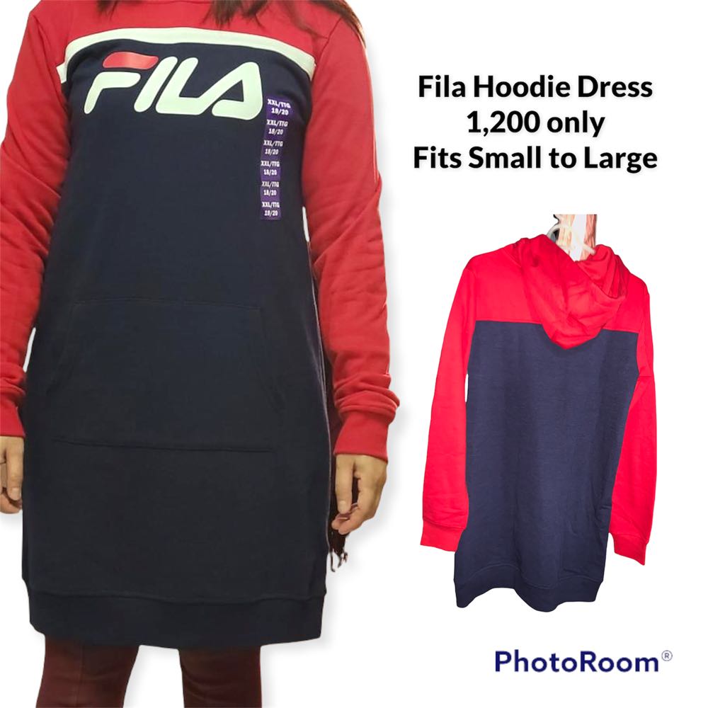 Fila Hoodie Dress, Women's Fashion ...