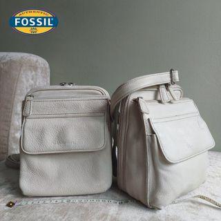 fossil leather sling