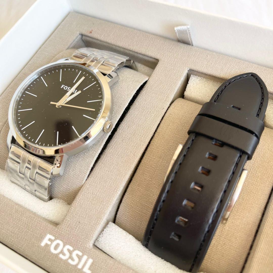 Fossil Watch Set 2 Straps Men s Fashion Watches Accessories