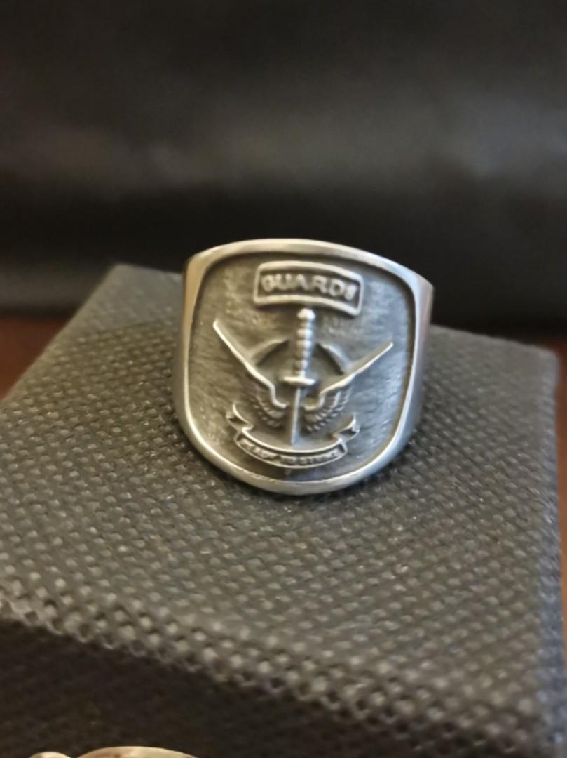GUARDS ring (Category: Jewelry) located in Singapore. Submitted by teddy51 (Listing ID 1124838232, Image 2). Description: Customized SAF Guards ring for sale. Limited quantity. Sizes available: 9(2pc left), 10(2 pc left) & 12(1pc left). Size 11 sold out..