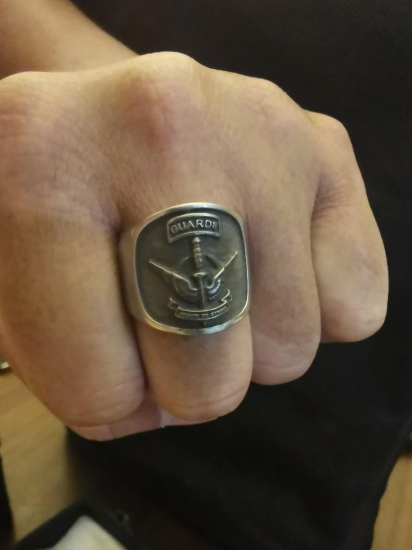 GUARDS ring (Category: Jewelry) located in Singapore. Submitted by teddy51 (Listing ID 1124838232, Image 1). Description: Customized SAF Guards ring for sale. Limited quantity. Sizes available: 9(2pc left), 10(2 pc left) & 12(1pc left). Size 11 sold out..