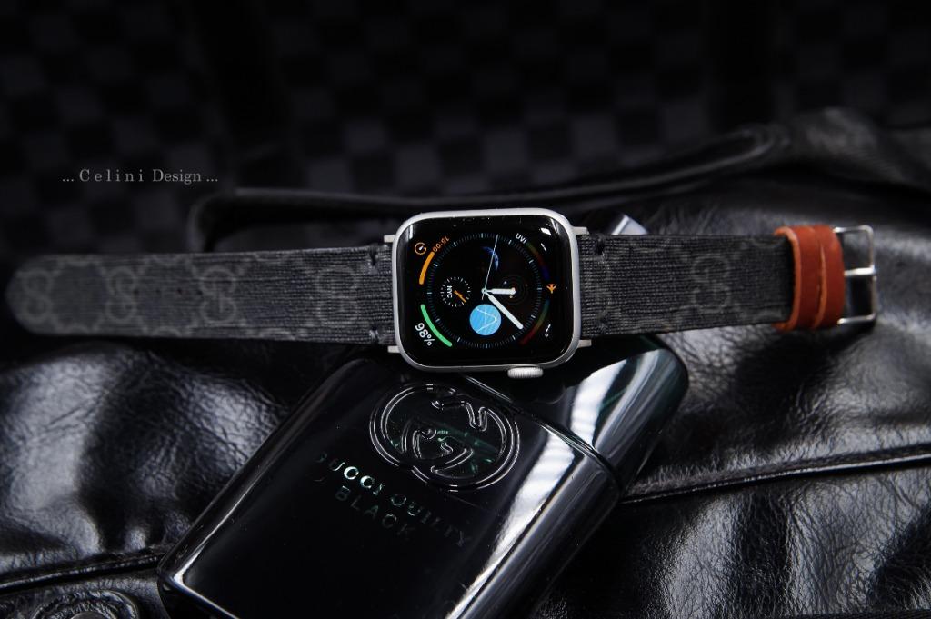 Handmade Gucci Apple watch band Series 7-6-5-4-3-2-1