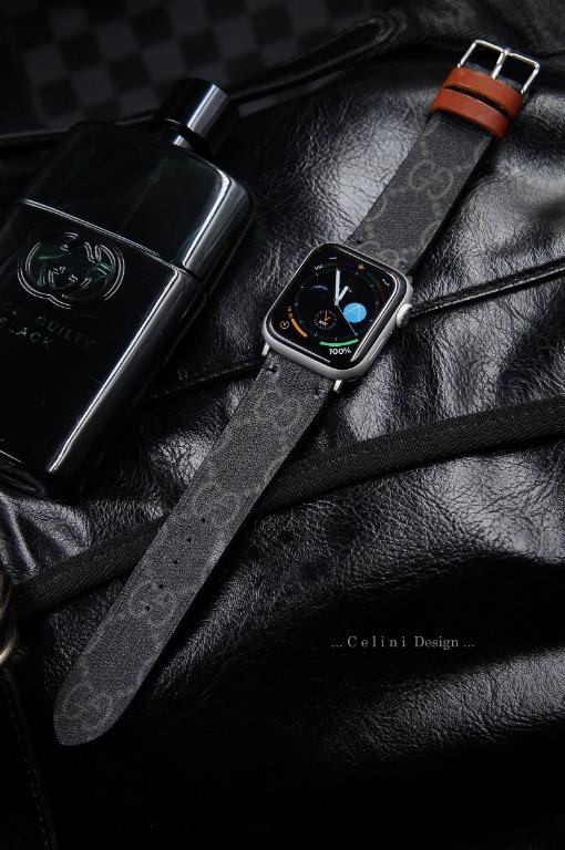 Upcycled Gucci Apple Watch Band | anagheatelier