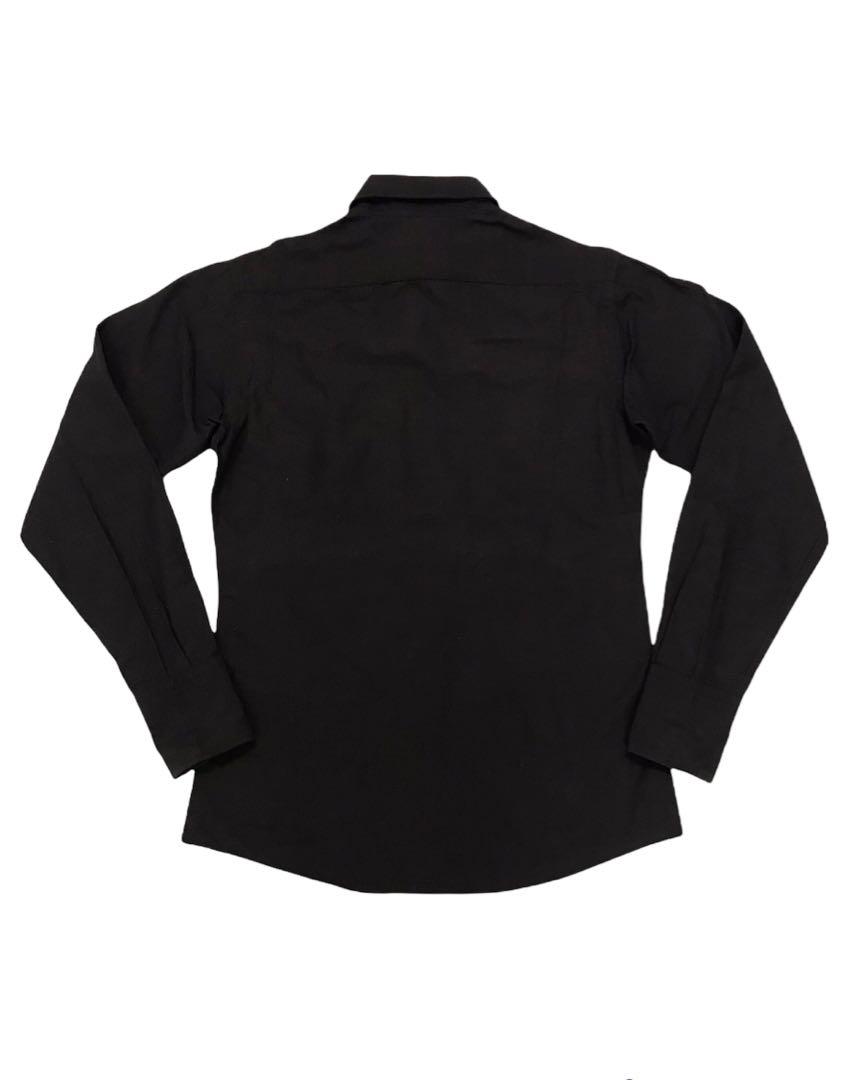 GUCCI Classic Long Sleeve Black Button Shirt Use item Men s