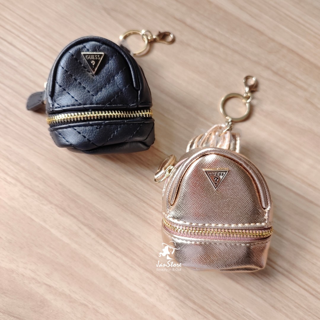 Guess Nano Backpack Coin Keychain Pouch