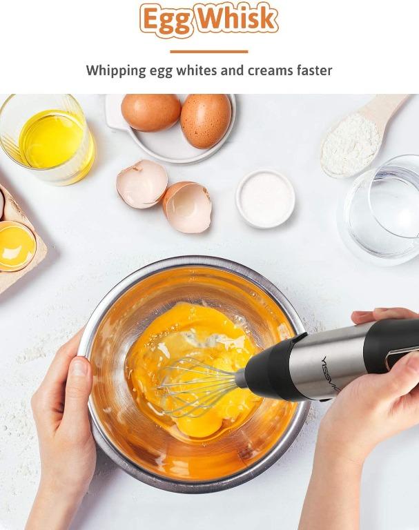 H1400 YISSVIC 1100W Hand Blender 4 in 1 Stick Blender with 800ml Beaker